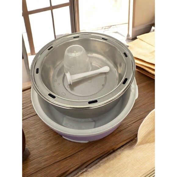 Itaki Electric Lunch Box Purple Bento Cooking Japanese Cooker Warmer Eggs Rice - Picture 5 of 8